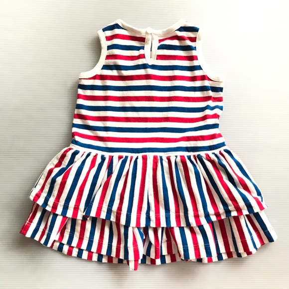 HANNAH ANDERSSON 4th of July Striped Ruffle Dress - Picture 4 of 6